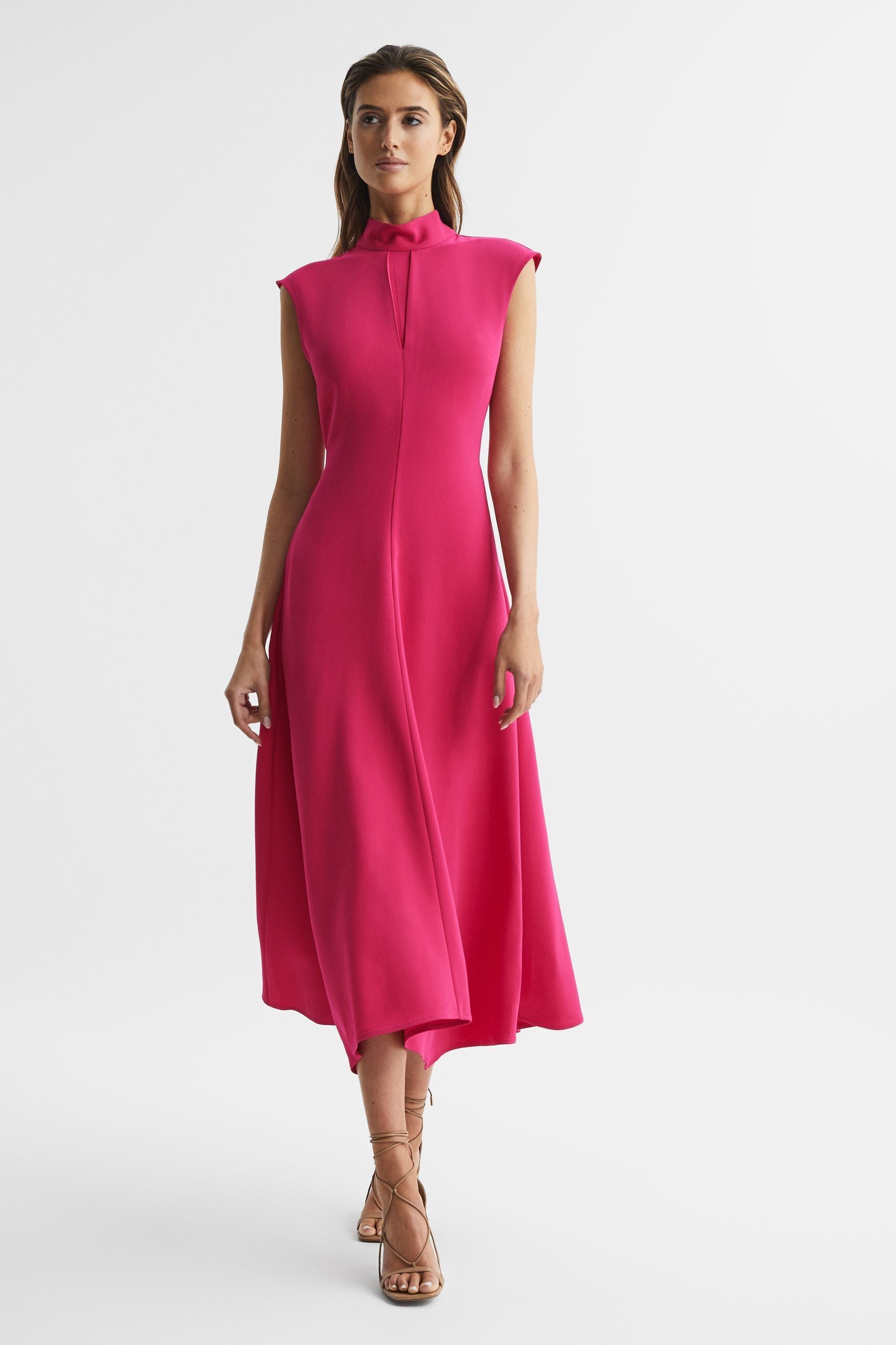 Reiss peach dress on sale