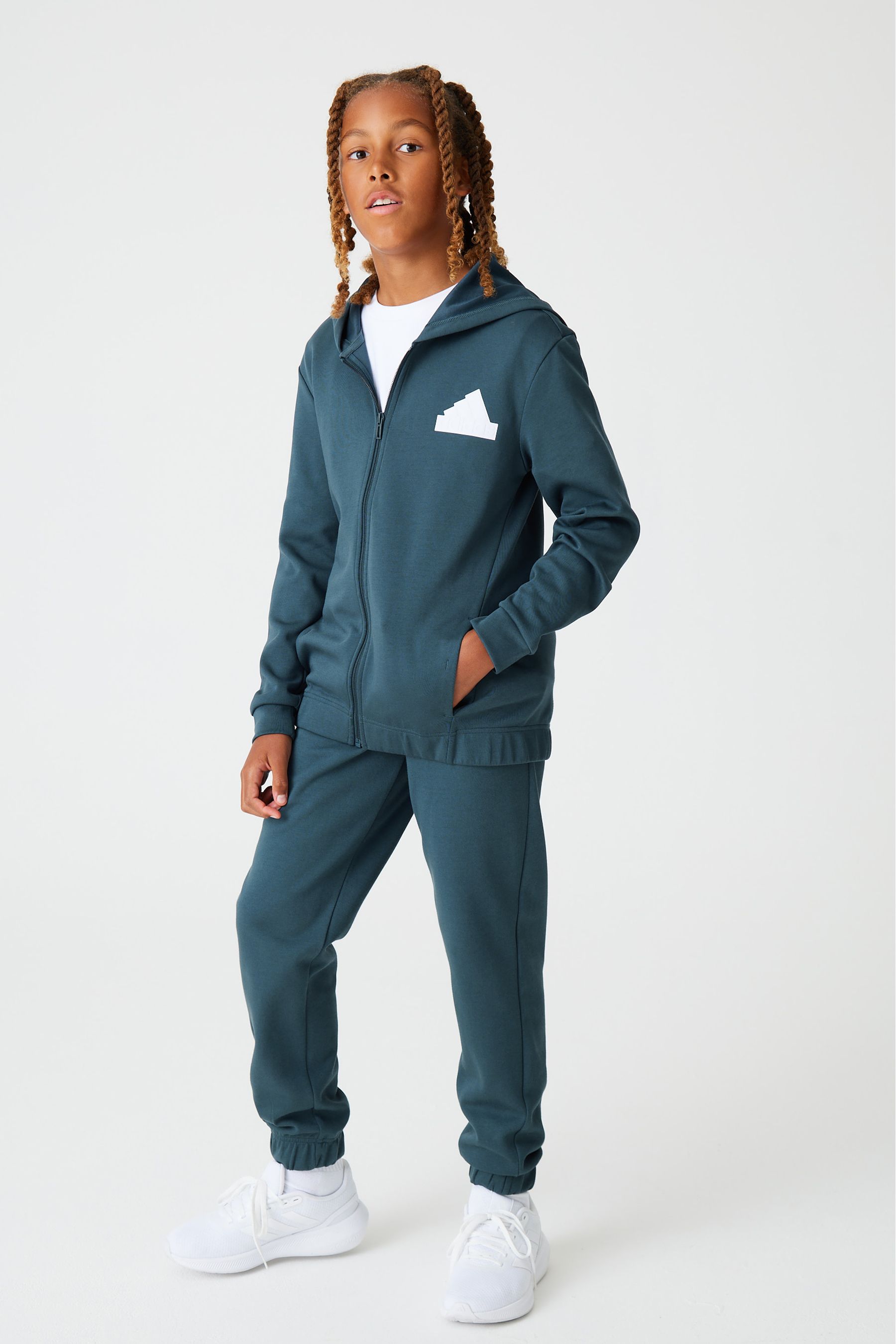 Buy adidas Green Kids Future Icons Logo Tracksuit from the Next UK