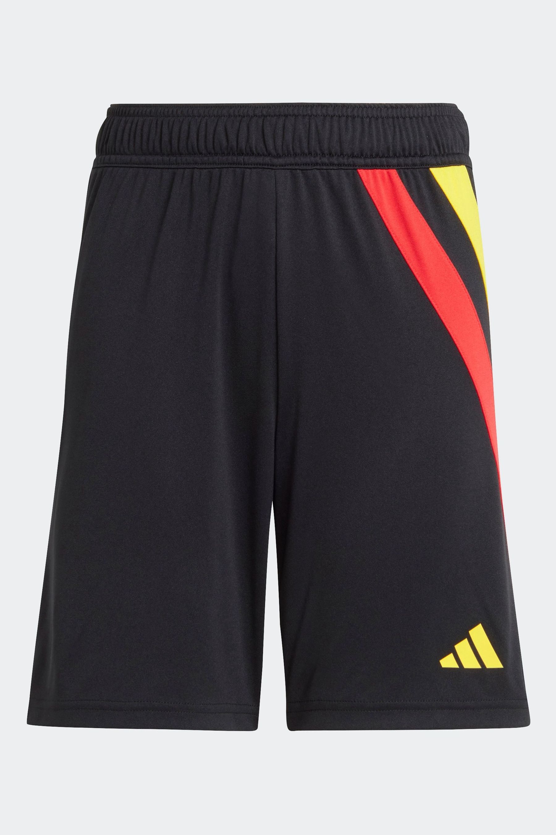 Mens black adidas football shorts top