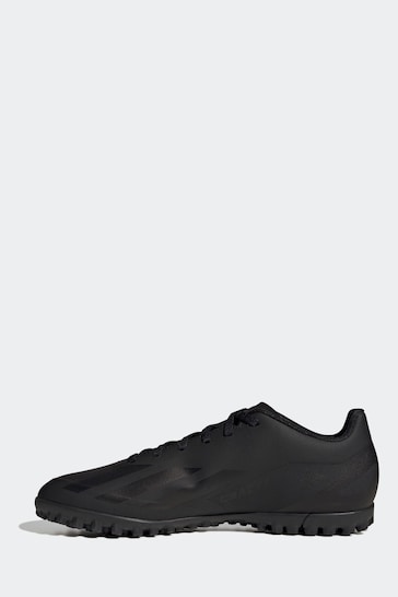 adidas Black Adult X Crazyfast.4 Turf Boots