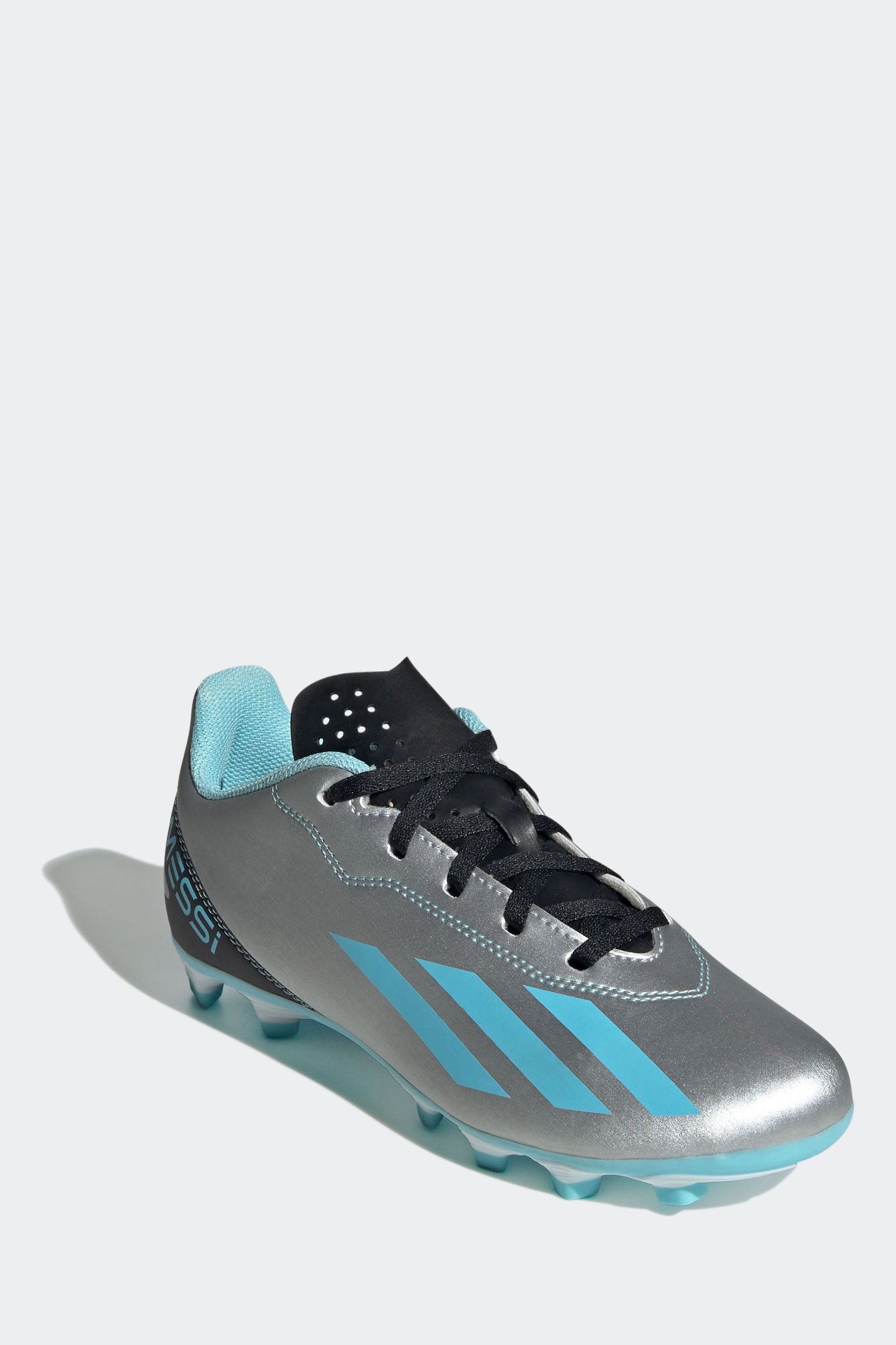 Buy adidas Silver Kids X Crazyfast Messi.4 Flexible Ground Boots