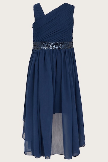 Monsoon Blue Abigail One-Shoulder Prom Dress