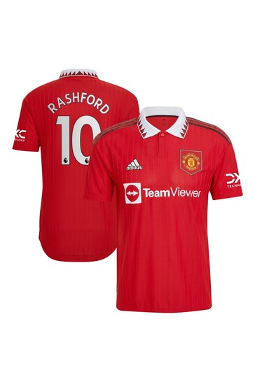 adidas Red Manchester United Home 2022-23 Authentic Shirt
