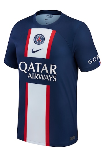 Paris Saint-Germain Core Cool Baseball Jersey - Blue/Red - Men's