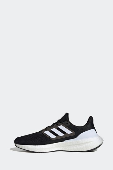 adidas Black/White Pureboost 23 Trainer