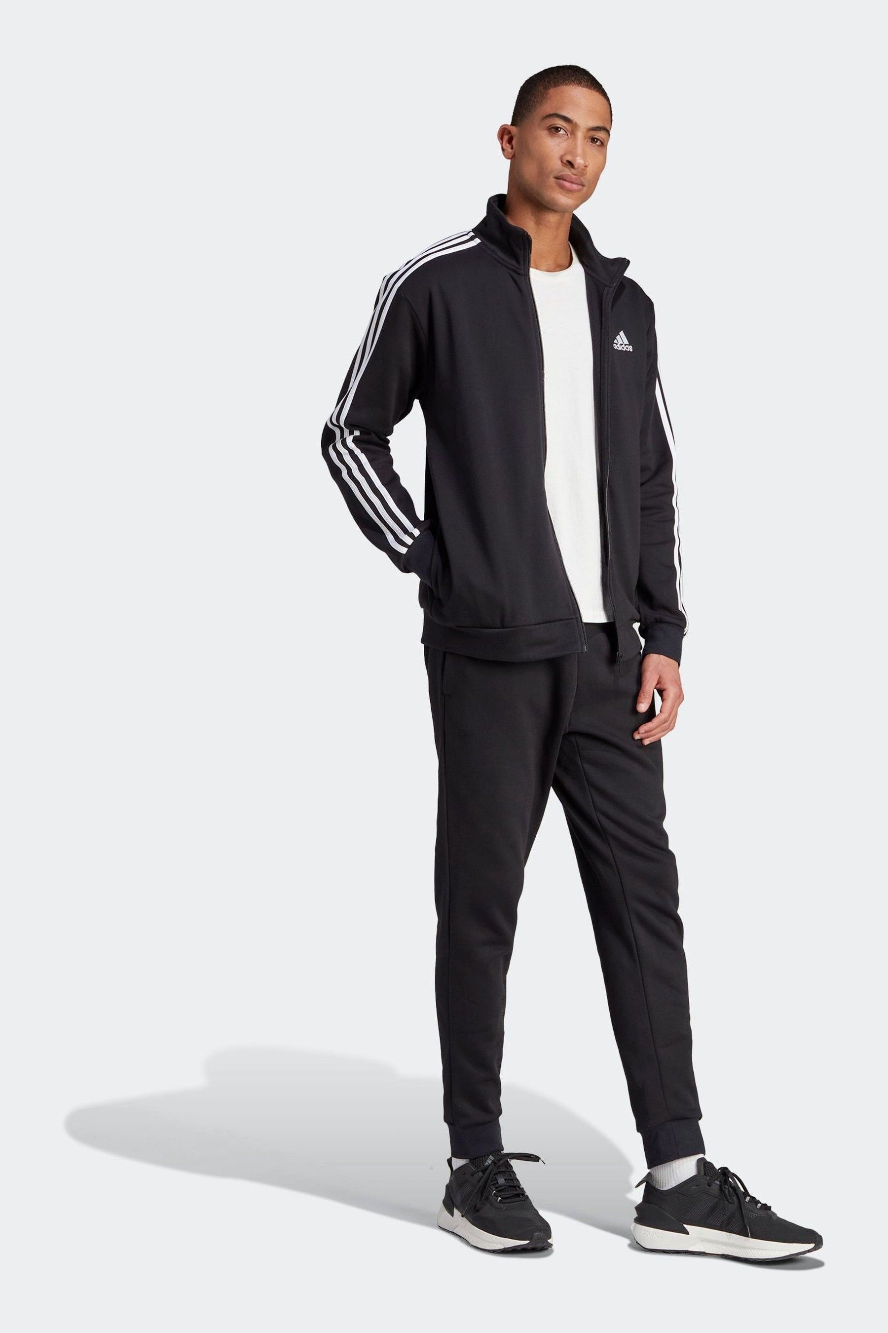 Mens adidas sales fleece tracksuit