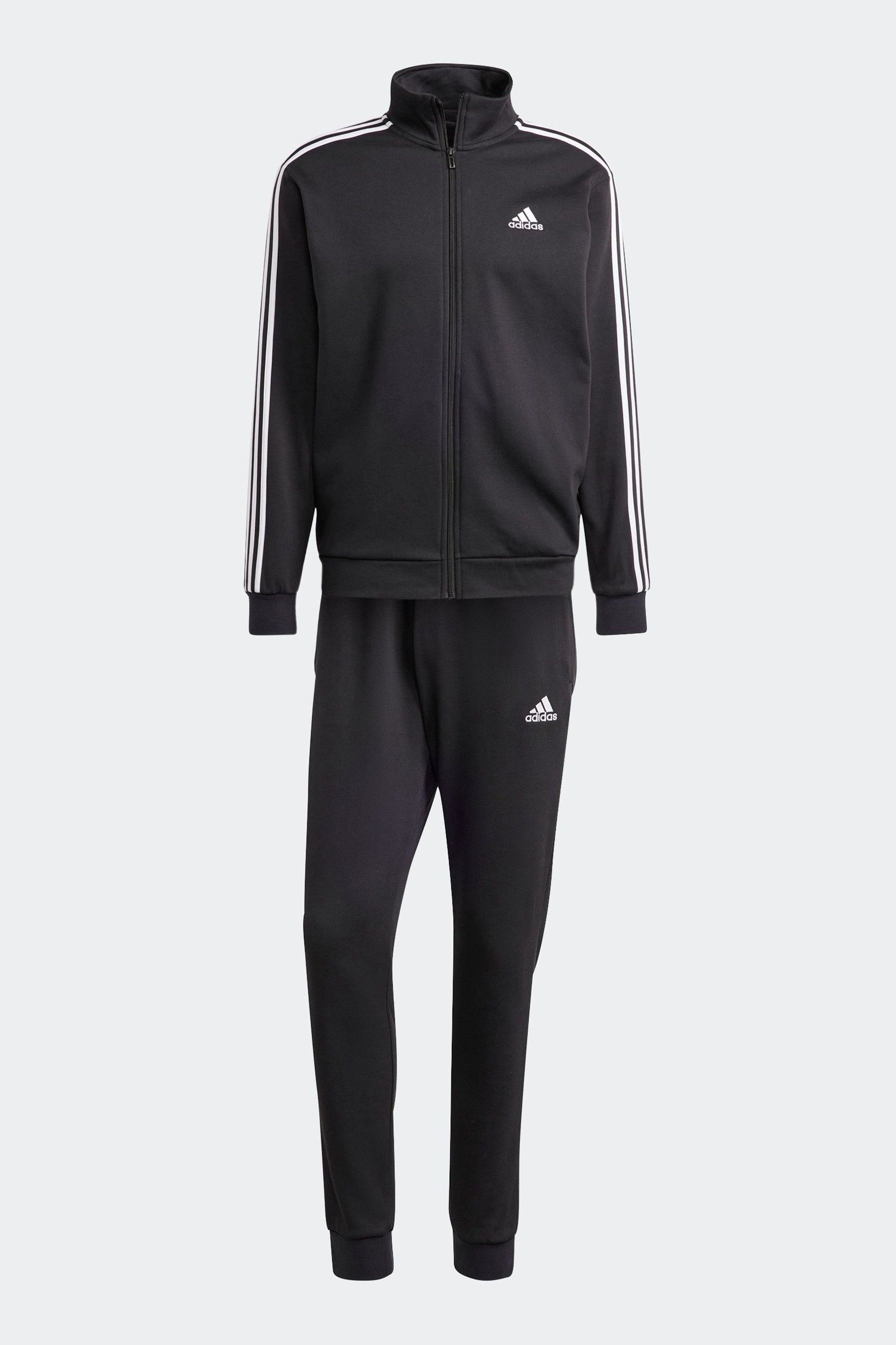 Mens adidas deals fleece tracksuit