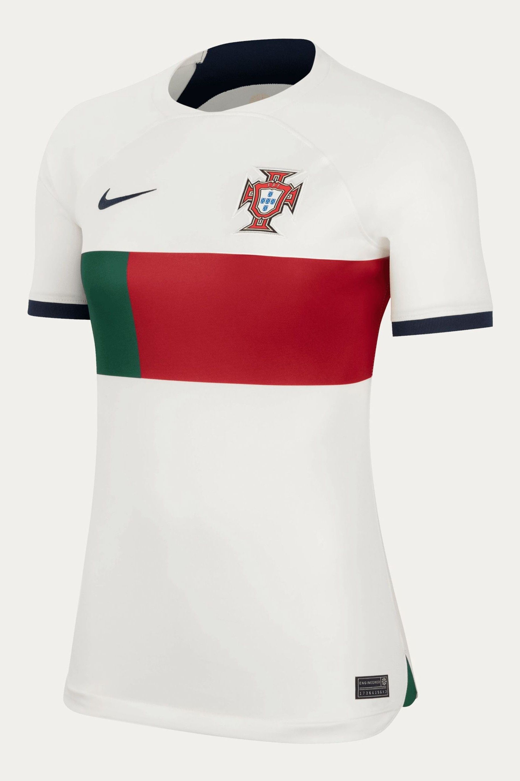 Nike White White Portugal Away Stadium Football Shirt 2022
