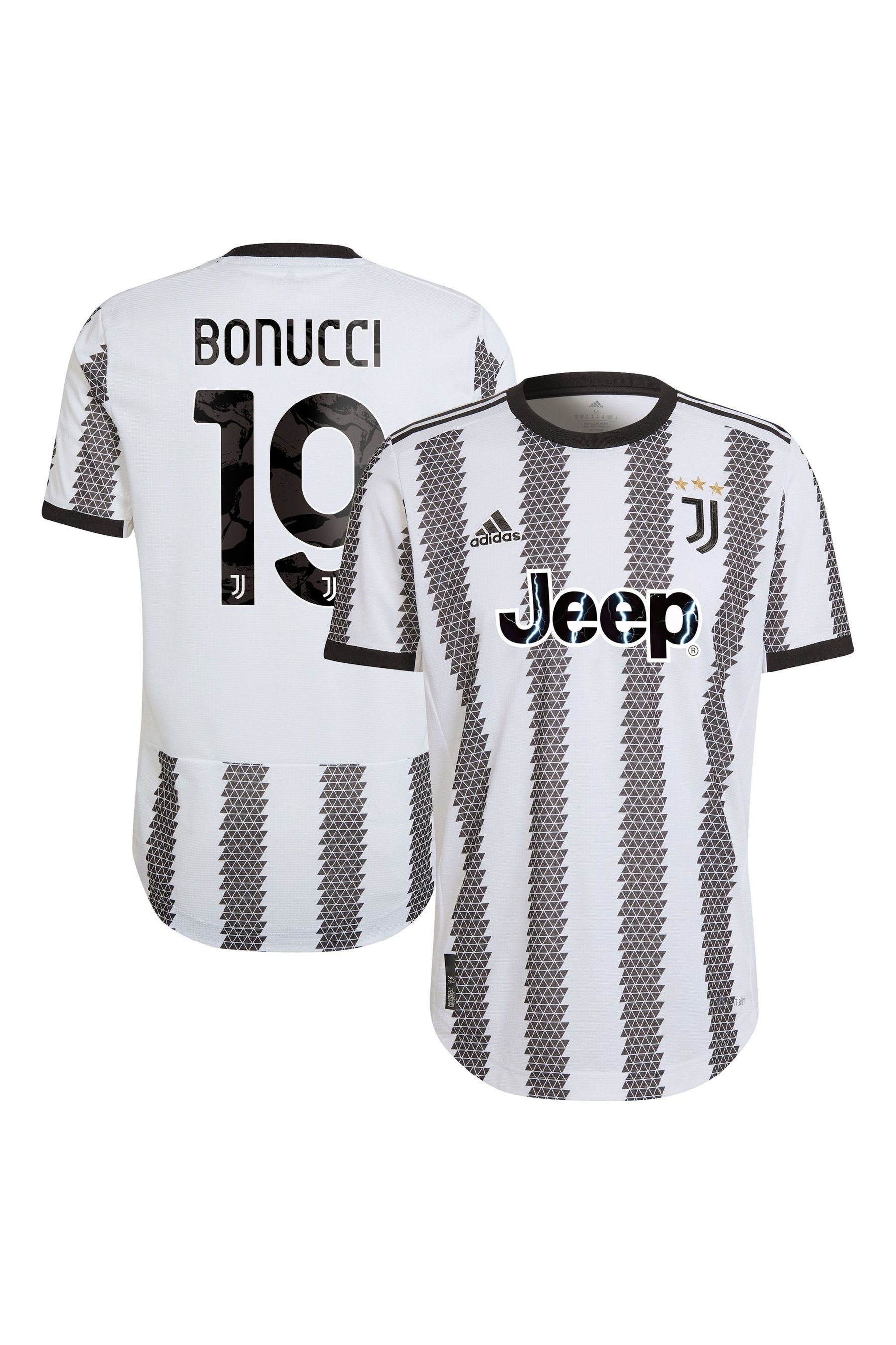 Buy adidas White Juventus Home Authentic Shirt 2022 23 from the