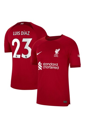 Nike Red laser pink air max 2011 Liverpool FC 22/23 Stadium Home Shirt