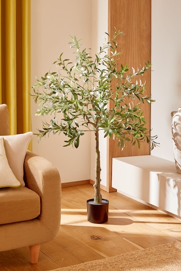 Green Artificial Light Up Olive Tree