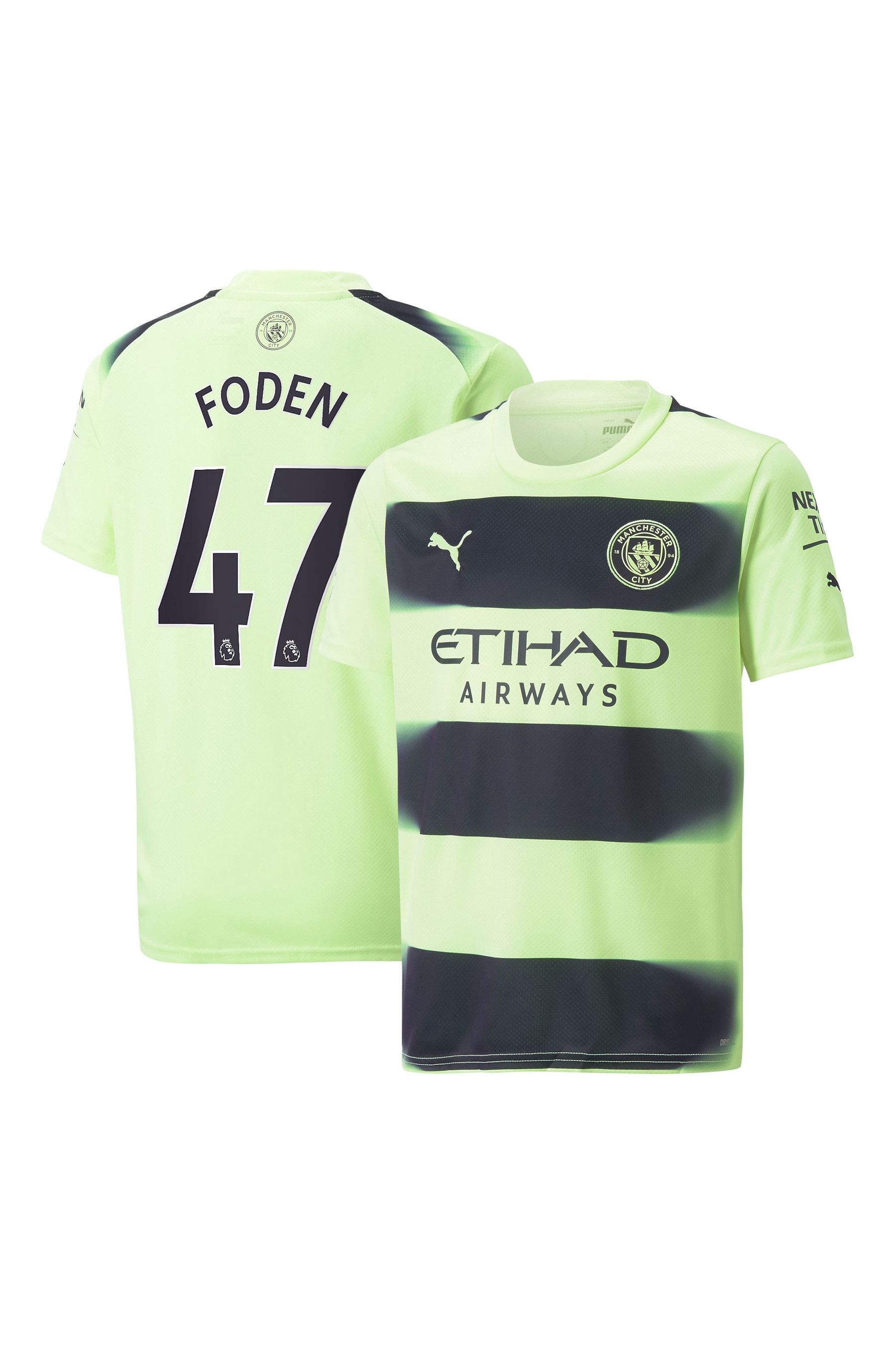 Buy Puma Lime Green Foden 47 Manchester City Third 2022 2023