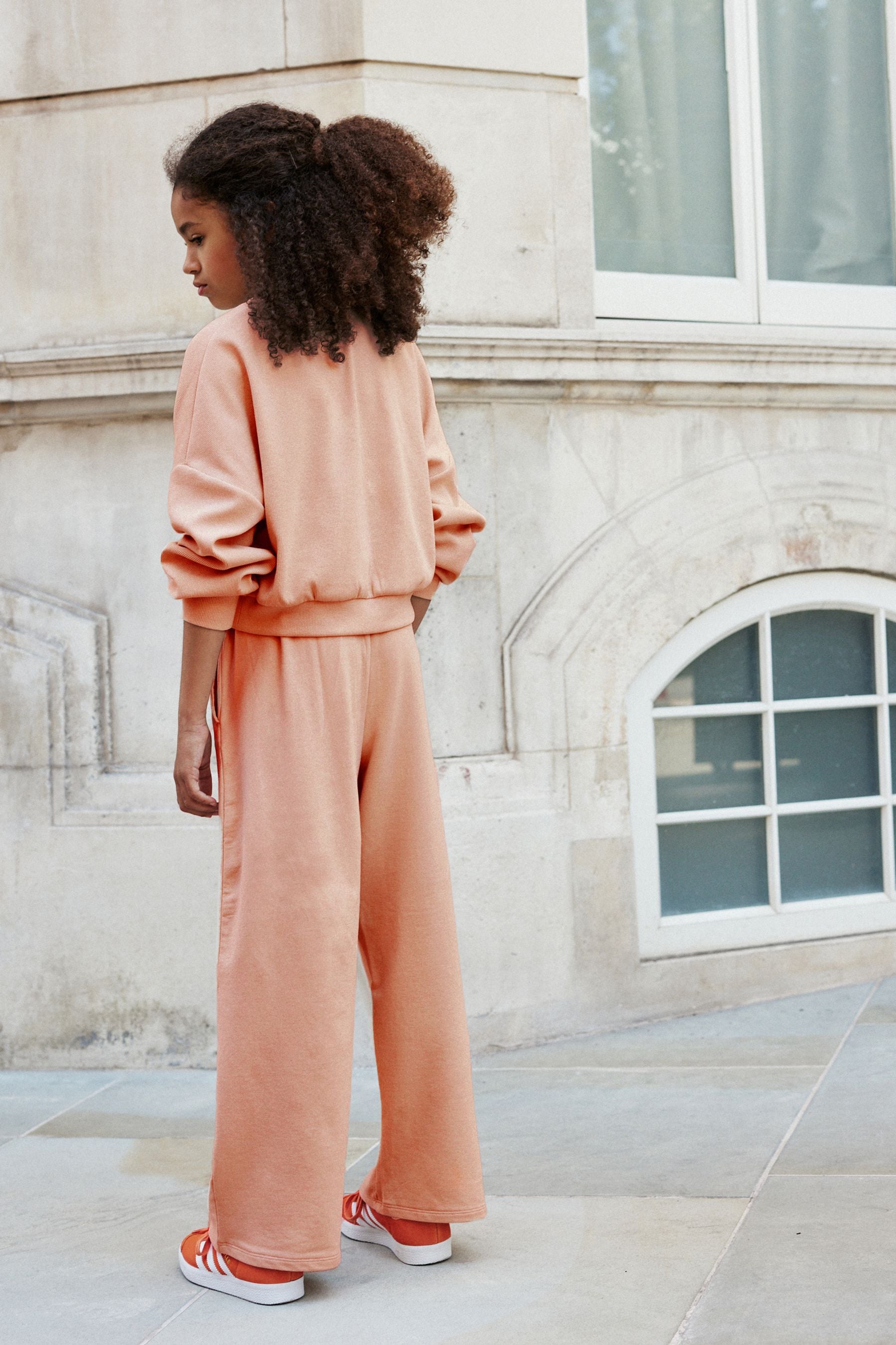 Cropped wide leg joggers discount