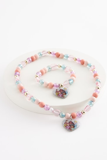 Light Pink Disney Princess Jewellery Set