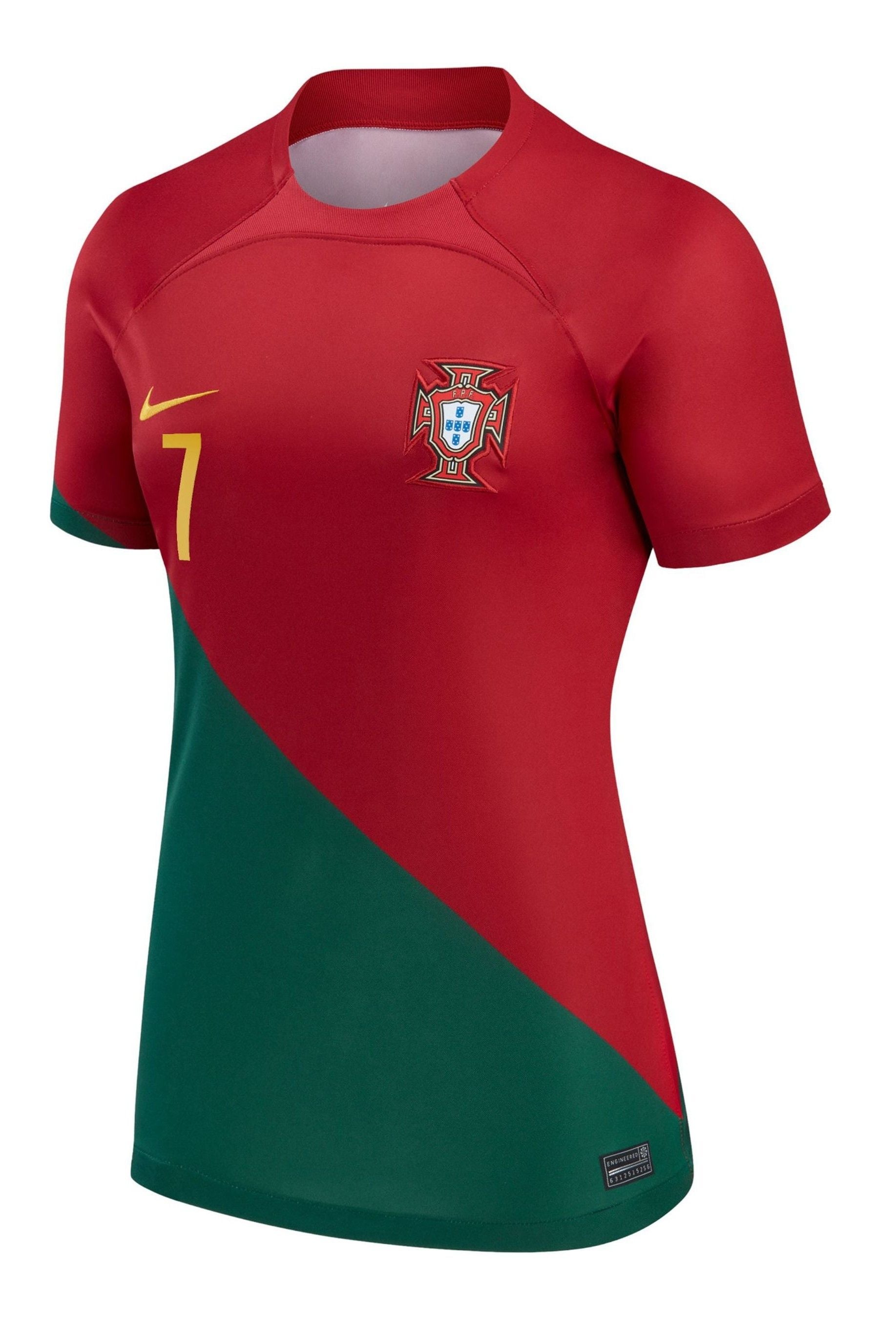Buy Nike Red Ronaldo 7 Portugal Womens Home Stadium Football