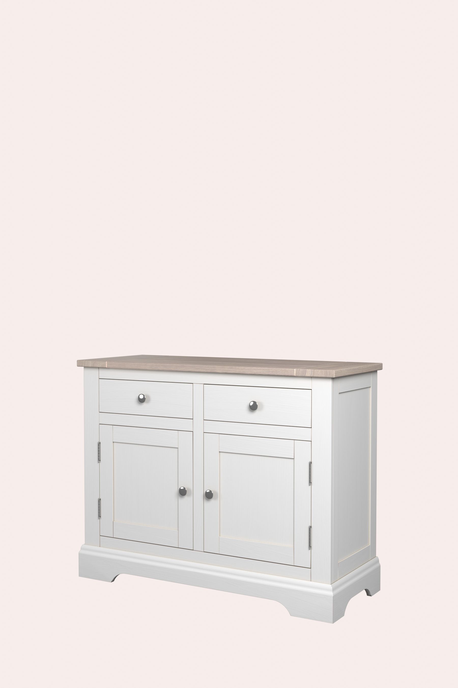 Buy Laura Ashley White Dorset 2 Door 2 Drawer Sideboard from the