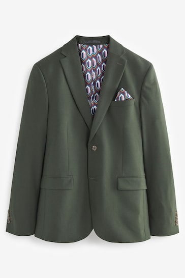Pine Green Skinny Motionflex Stretch Suit Jacket