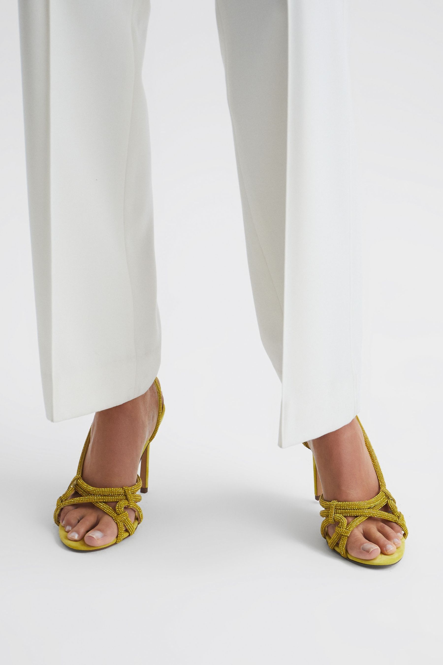 Reiss gold on sale sandals