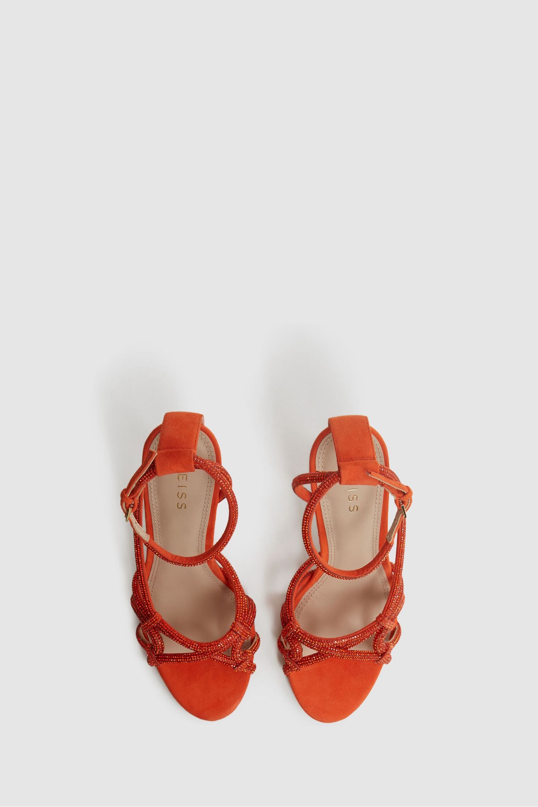 Bright sales orange sandals