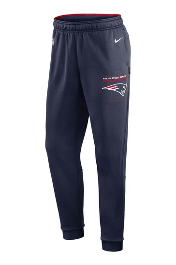 Nike Blue NFL Fanatics New England Patriots Sideline Therma Fleece Pants