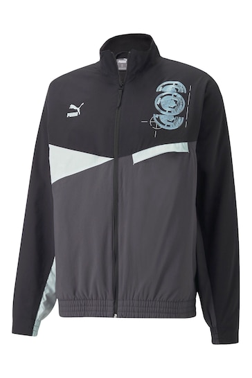 Puma Black Manchester City FtblStatement Woven Jacket