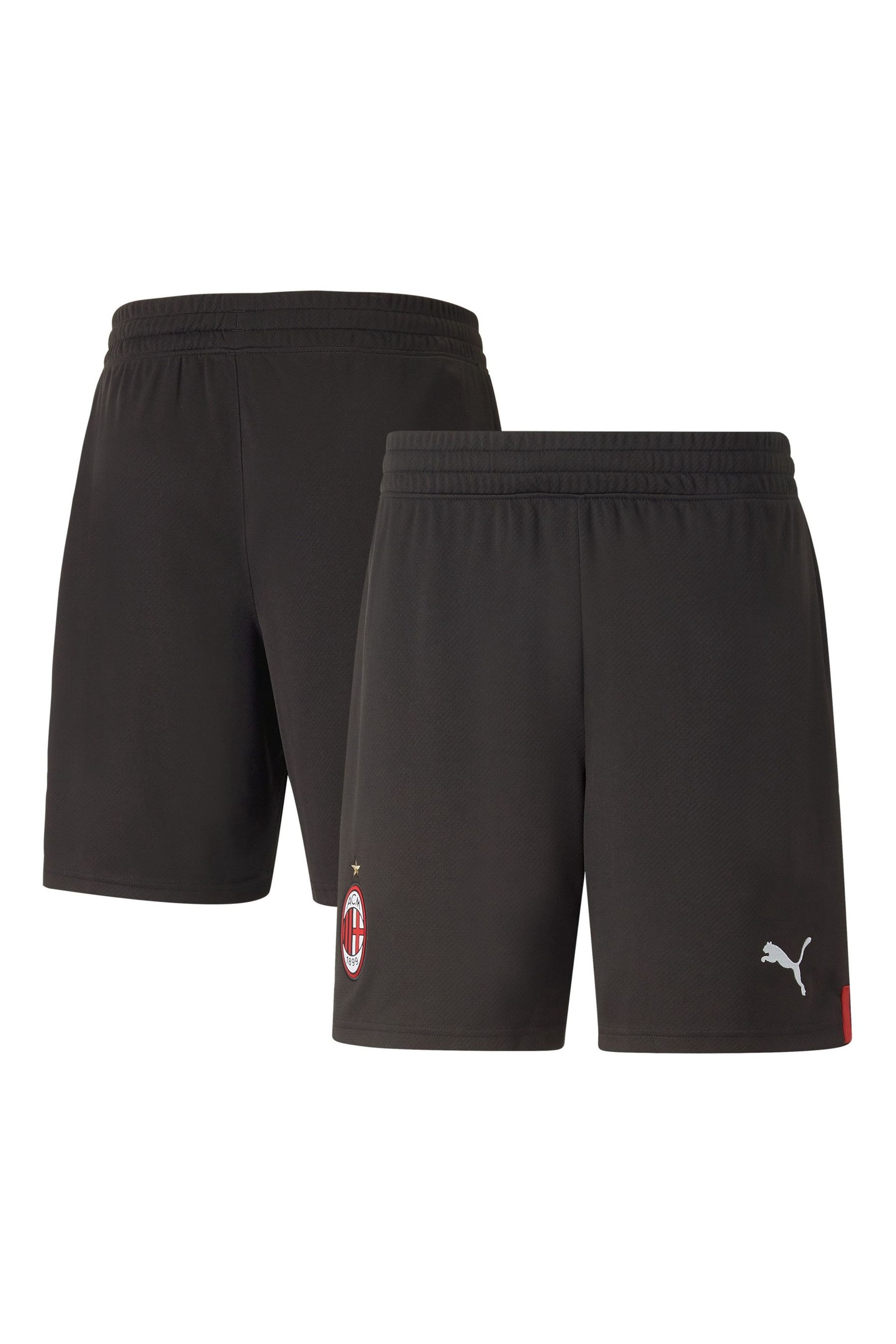 Buy Puma Black AC Milan Home Football Shorts 2022 23 from the Next
