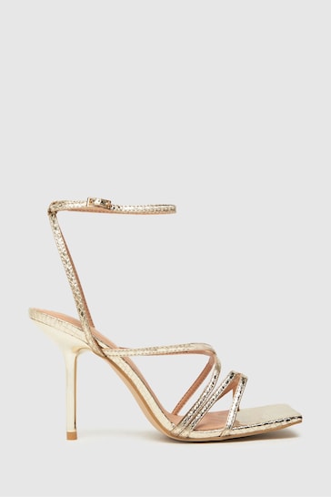 Schuh Gold Sadie Strappy Sandals