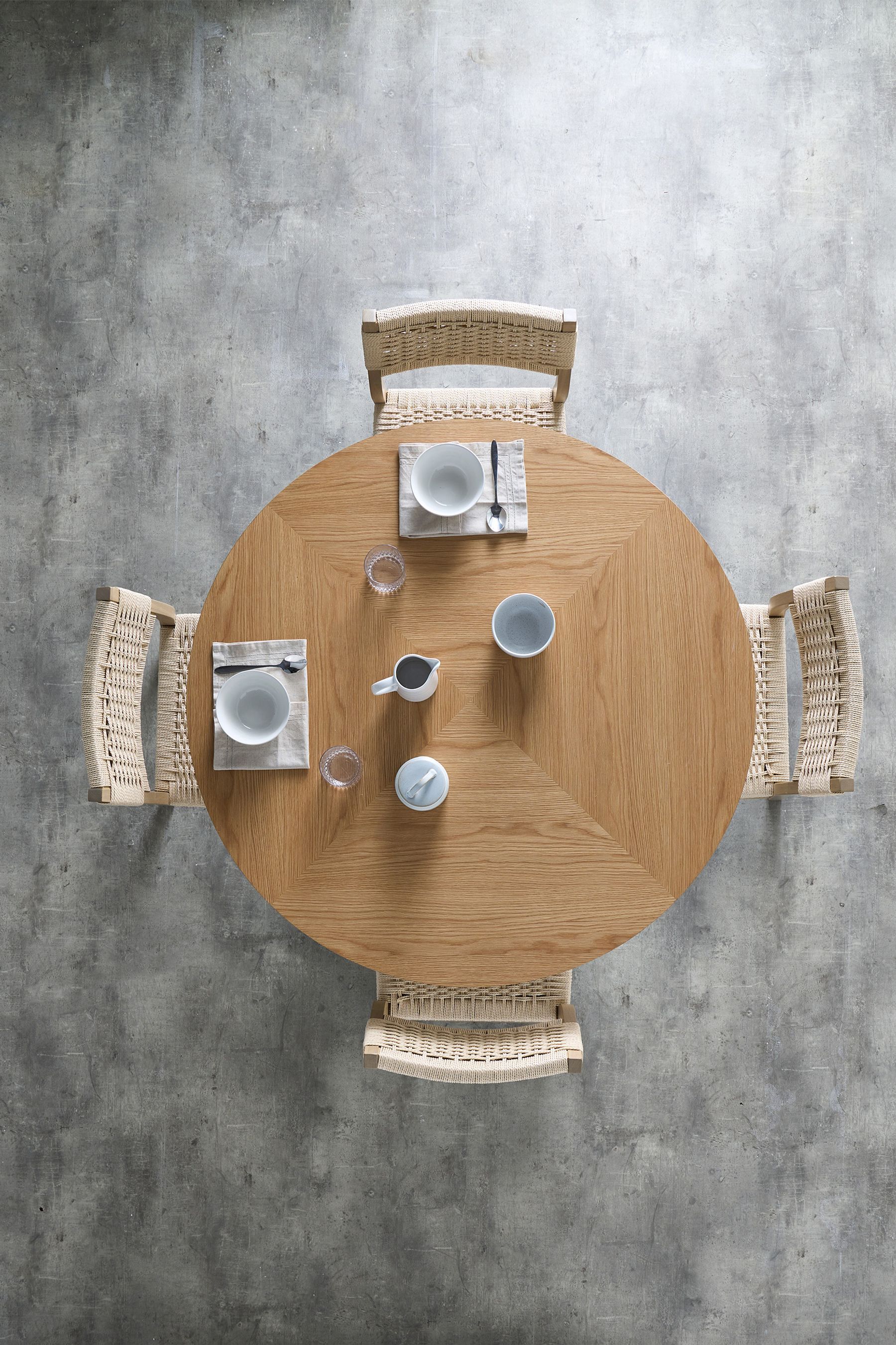 Oak veneer shop table top