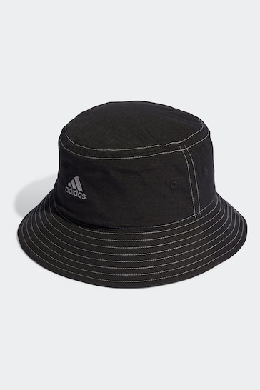 adidas Black Classic Cotton Bucket Hat
