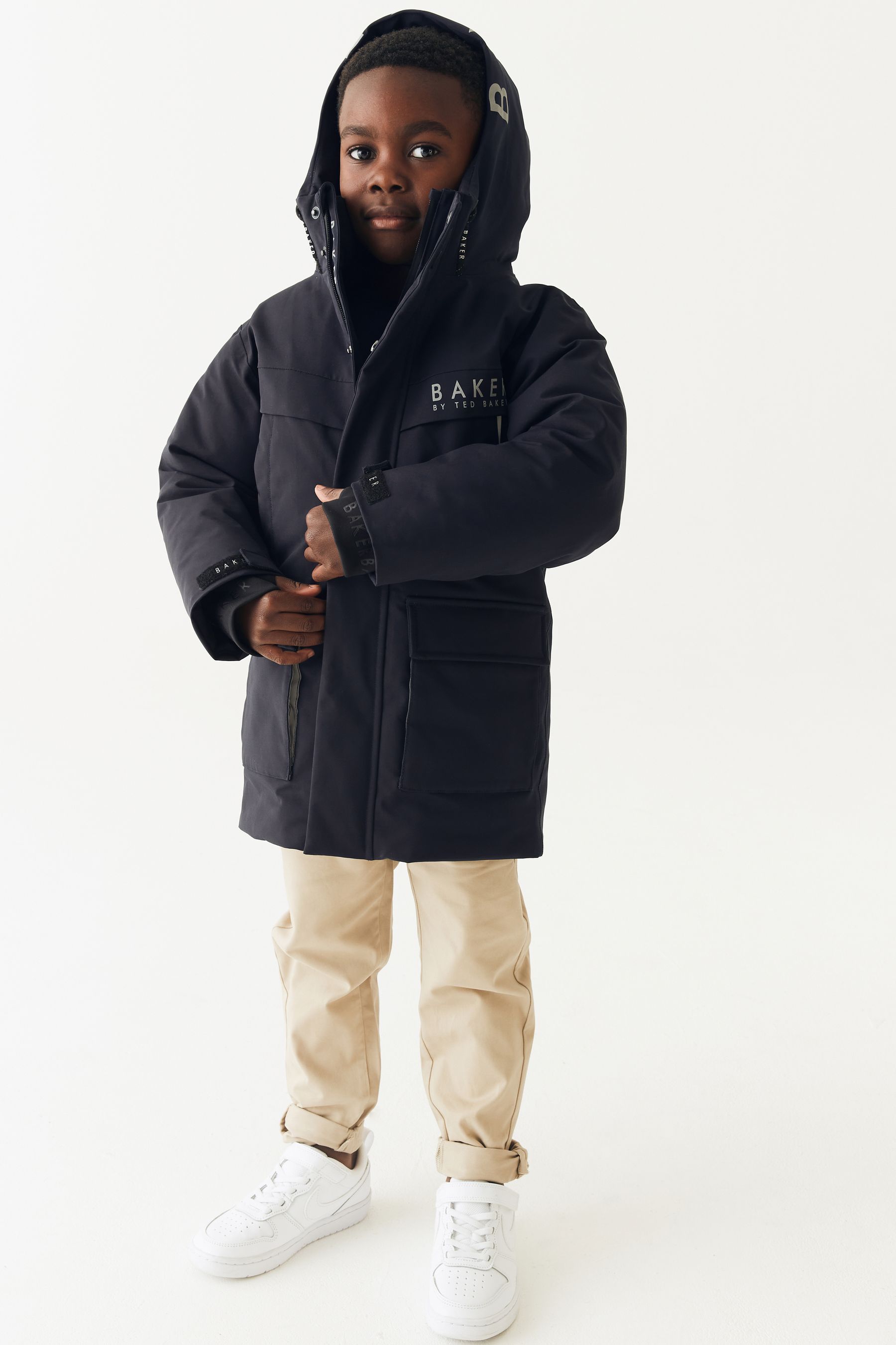 Ted baker rockfrt wadded hooded parka top