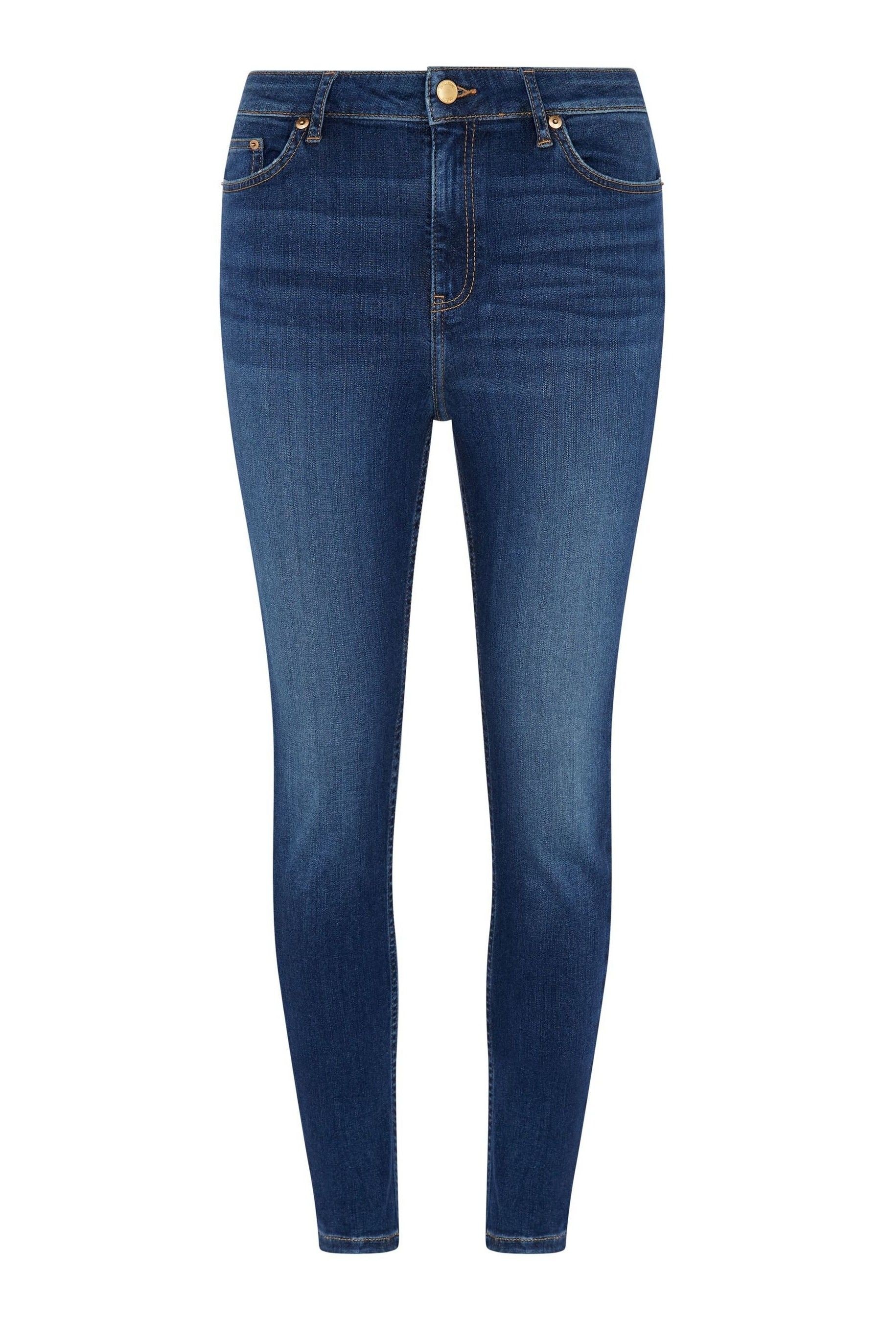 F F Blue Contour Skinny Jeans