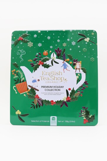 English Tea Shop Premium Collection Green Gift Tin - 36 Tea Sachets
