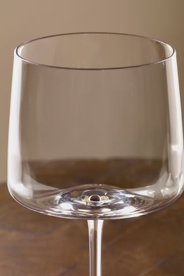 Set of 2 Clear Angular Gin Glasses