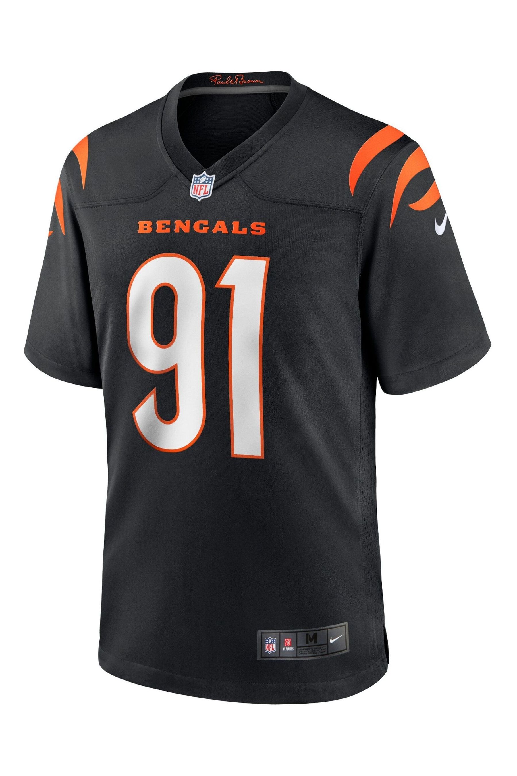 Nike Black NFL Cincinnati Bengals Game Home Team Colour Jersey