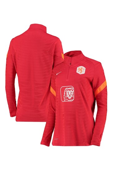 Nike Red Netherlands Women's Nike Dri-FIT ADV Soccer Drill Top