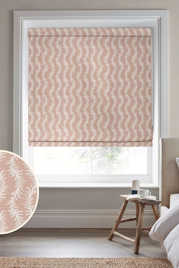 Laura Ashley Pink Dee Made to Measure Roman Blinds