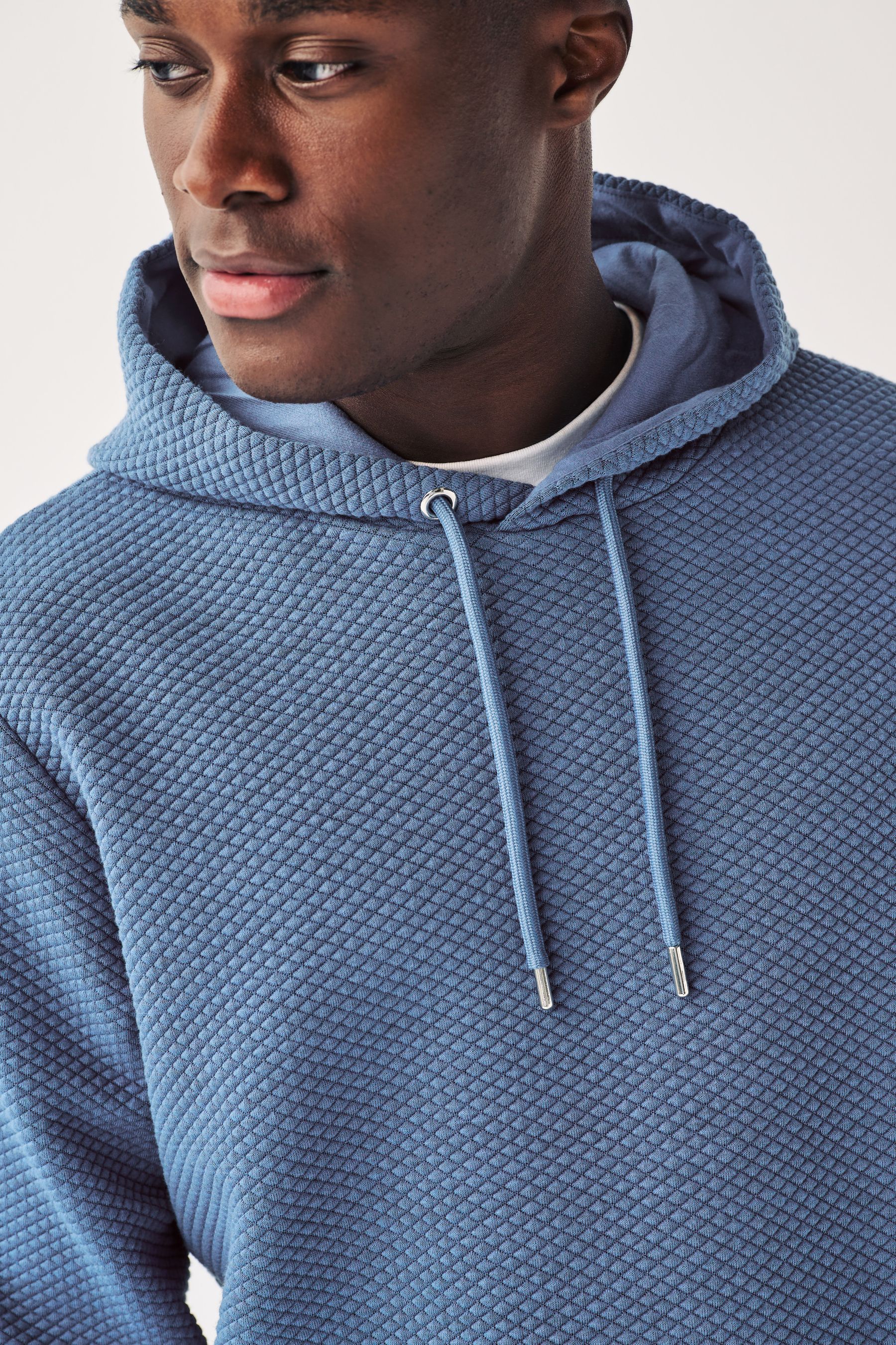 Light blue hoodie men store