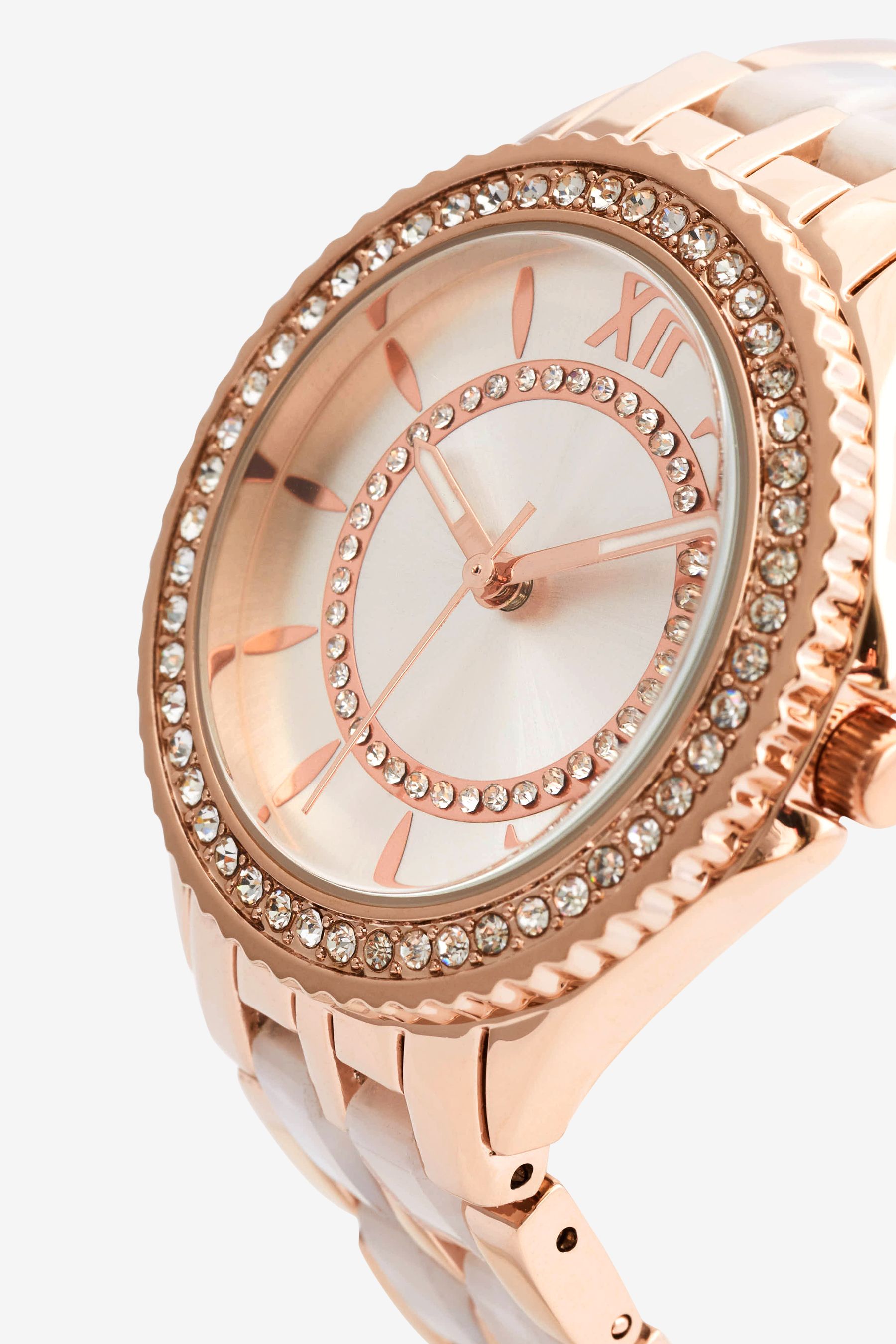 Rose gold watch best sale next