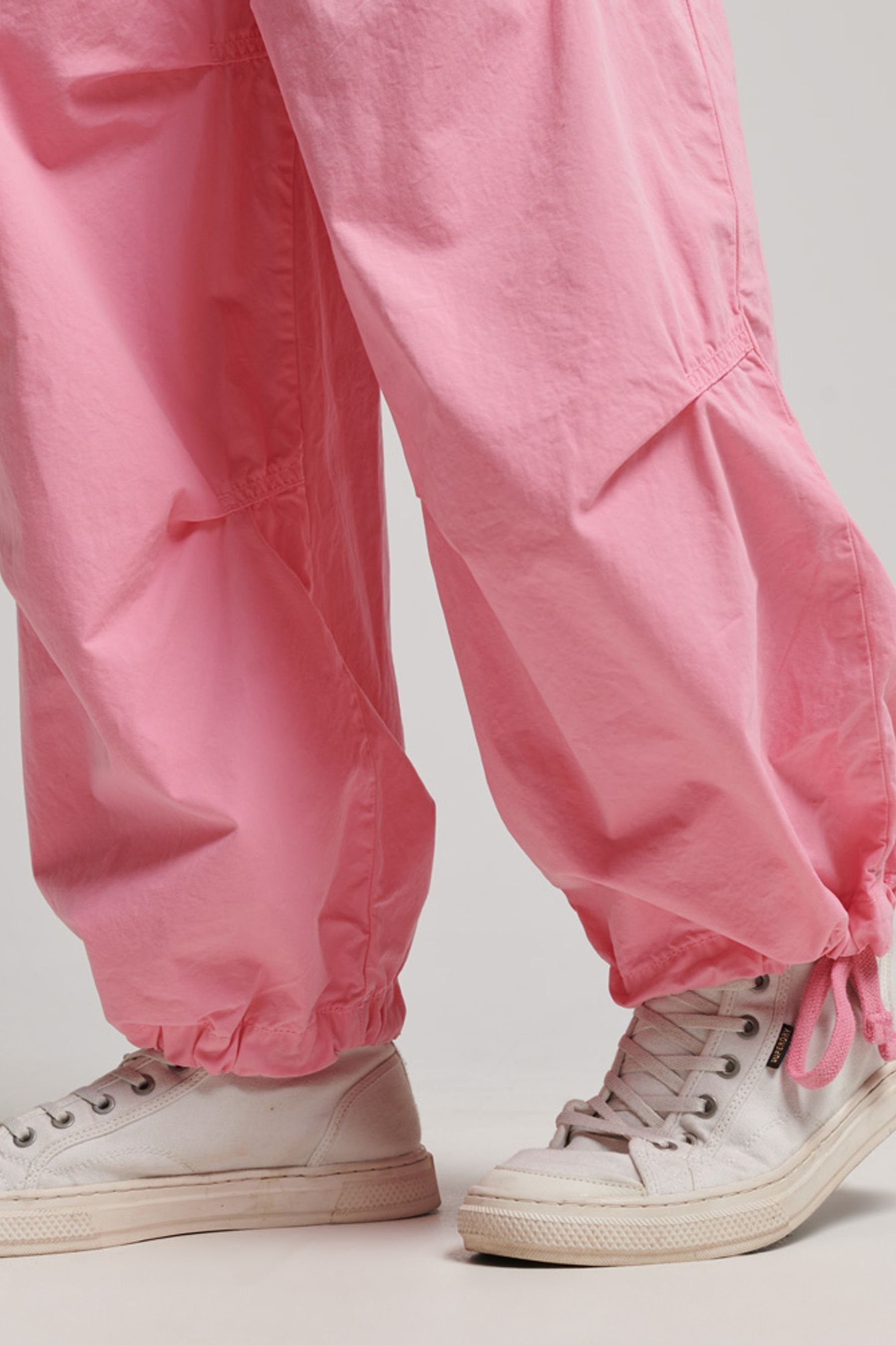 Pink parachute pants 2025