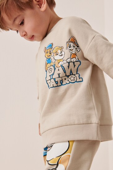 Neutral Cream Paw Patrol Sweatshirt and Jogger Set (3mths-8yrs)
