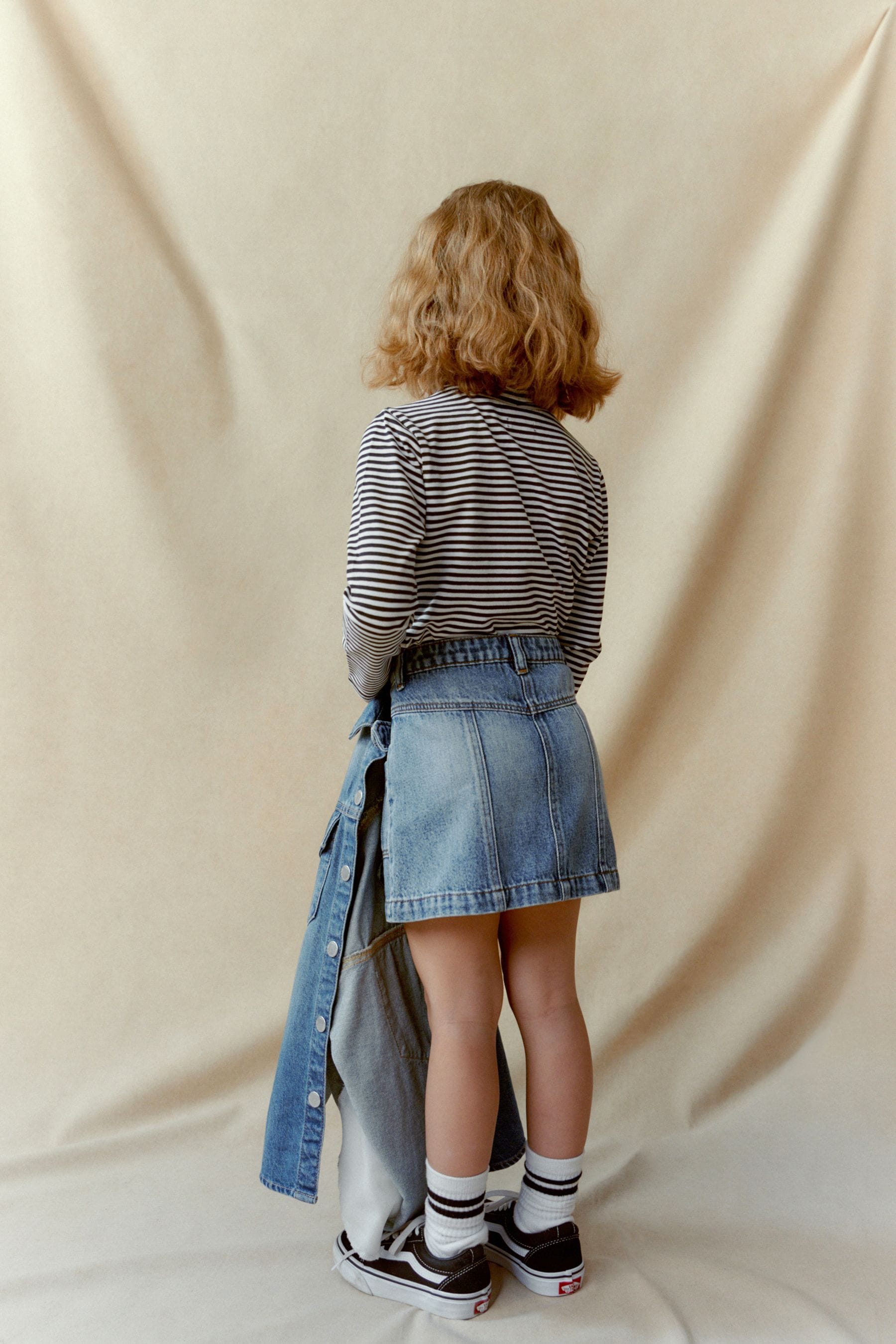 Denim Blue 100 Cotton Cargo Skirt 3 16yrs