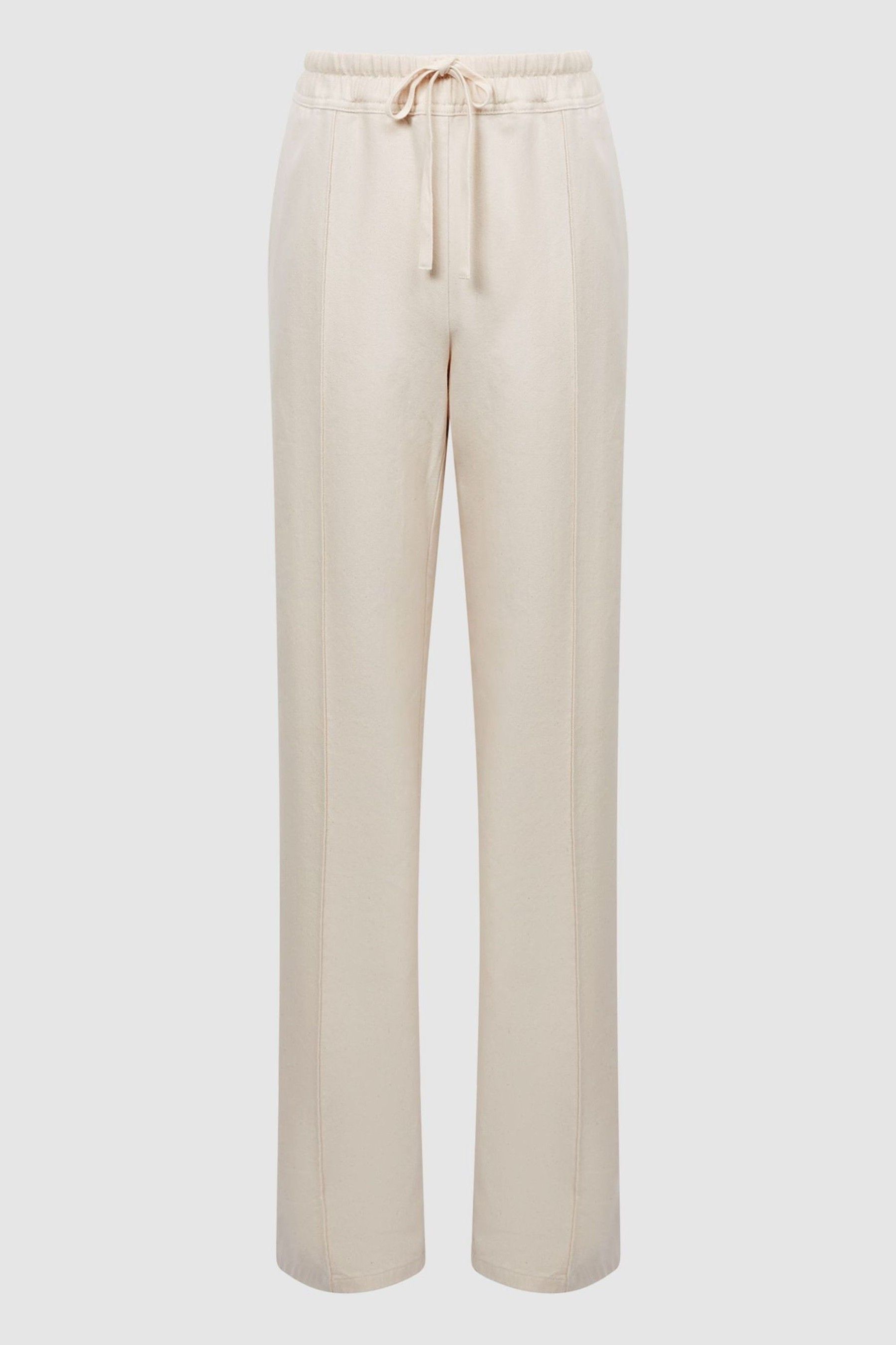 Buy Reiss Cream Juno Wide Leg Trousers from the Next UK online shop