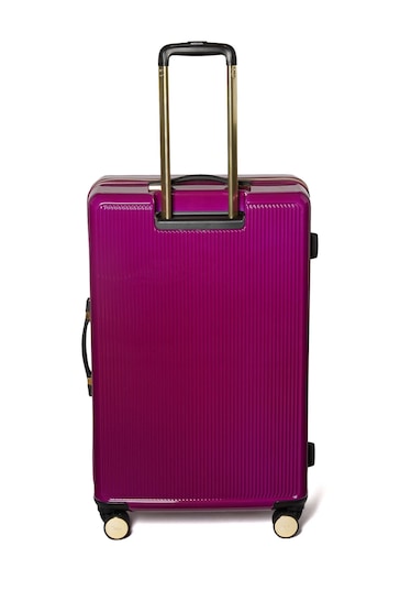 Dune London Pink Olive 77cm Large Suitcase