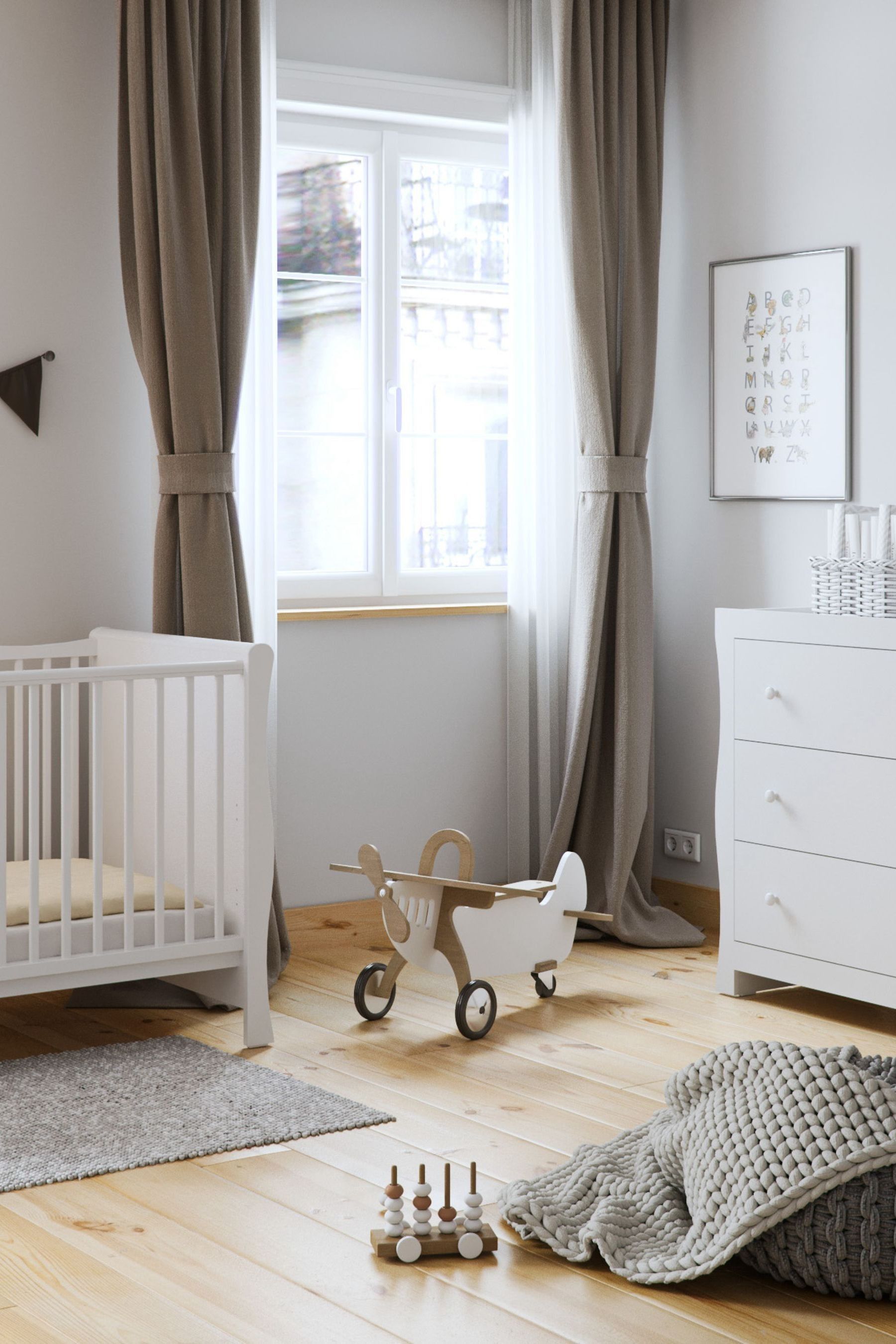 White sleigh cot clearance bed with drawer