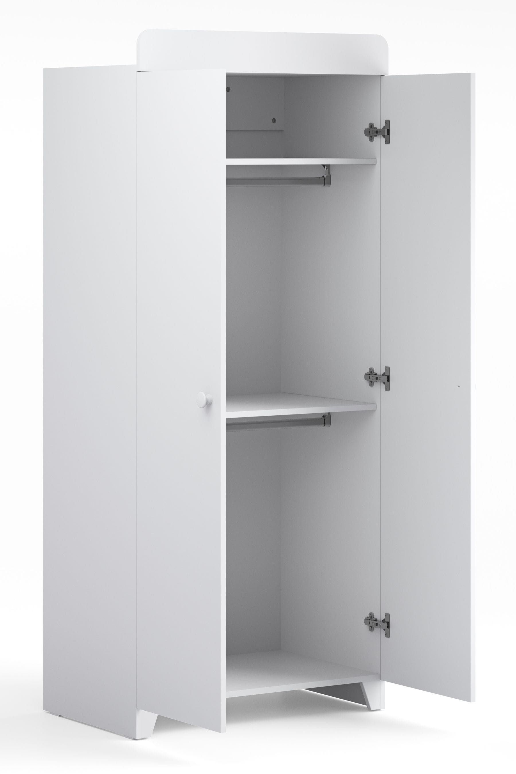 Buy Little Acorns White Classic Double Wardrobe from the Next UK
