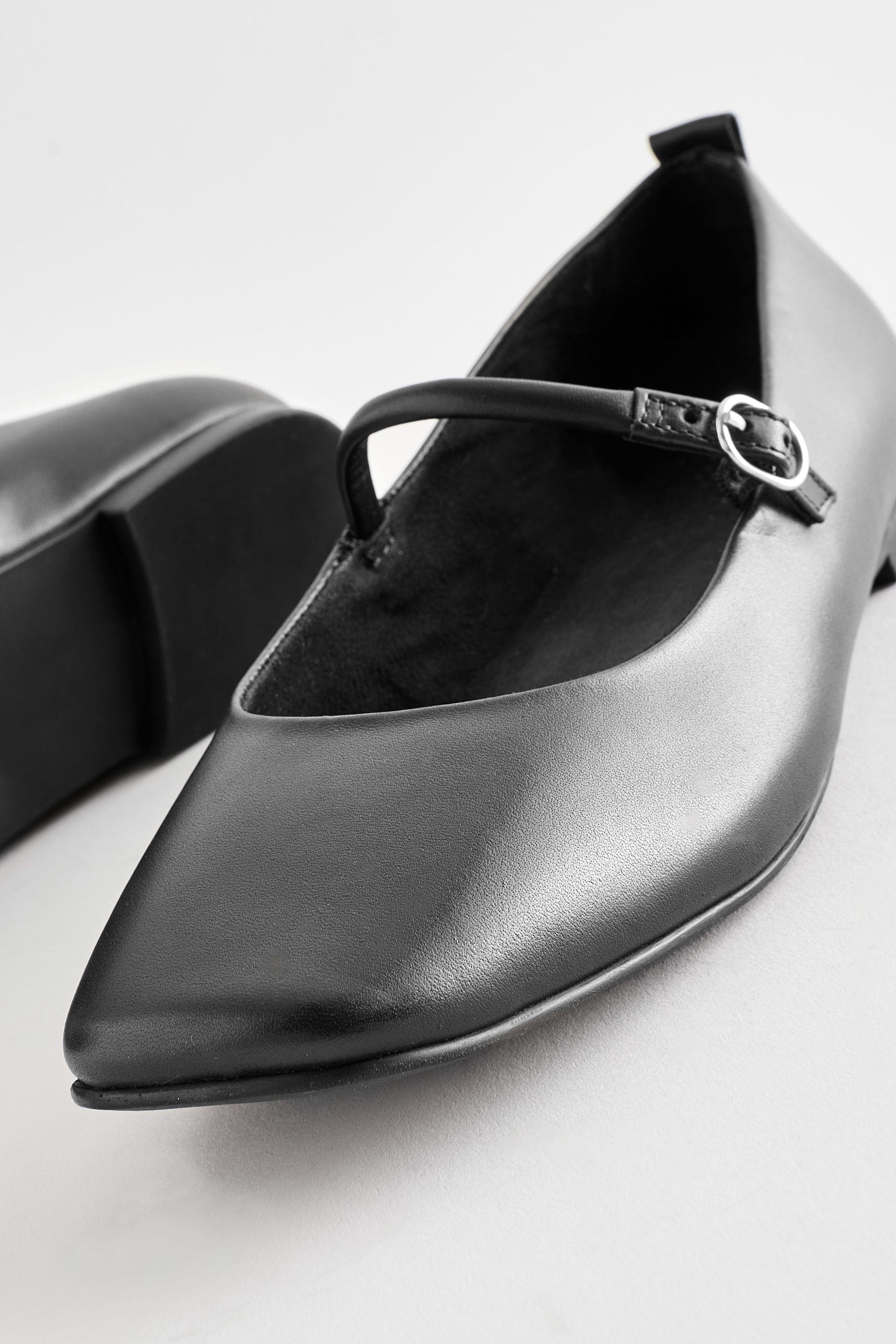 Next black flat shoes top