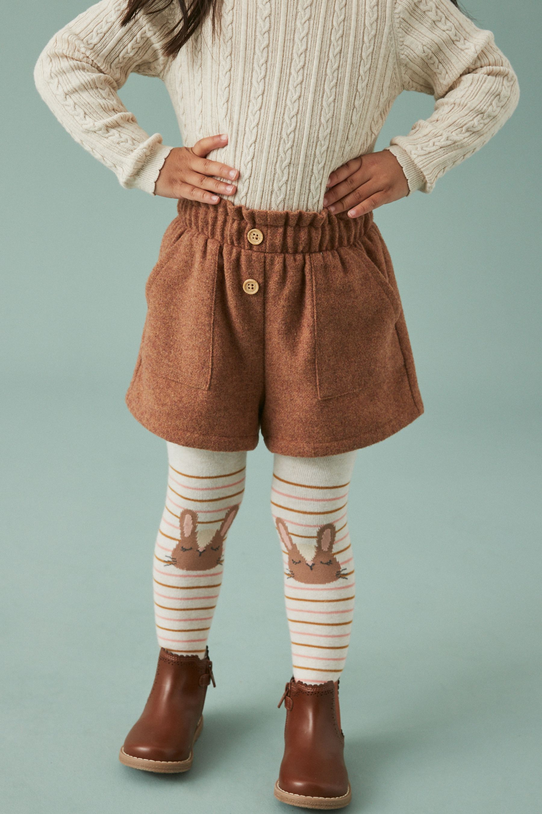 Baby girl shorts and tights set on sale