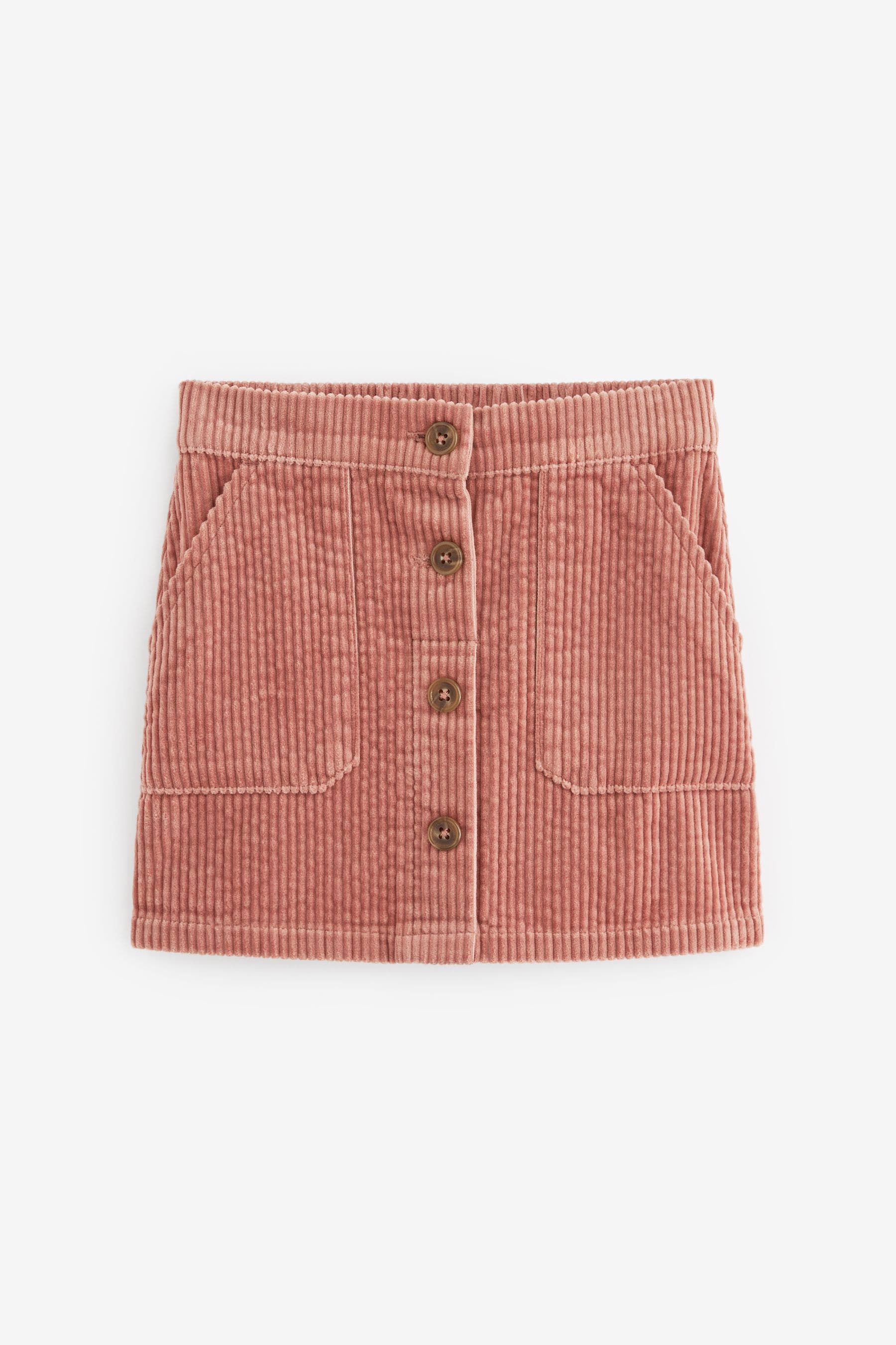 Pink cord skirt warehouse online