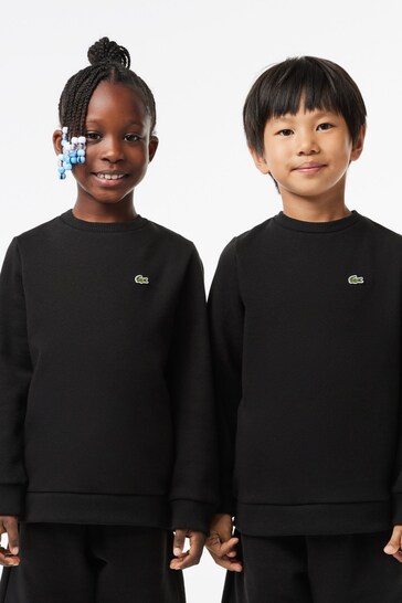 Buy Lacoste Children Black Fleece Sweatshirt from the Next UK