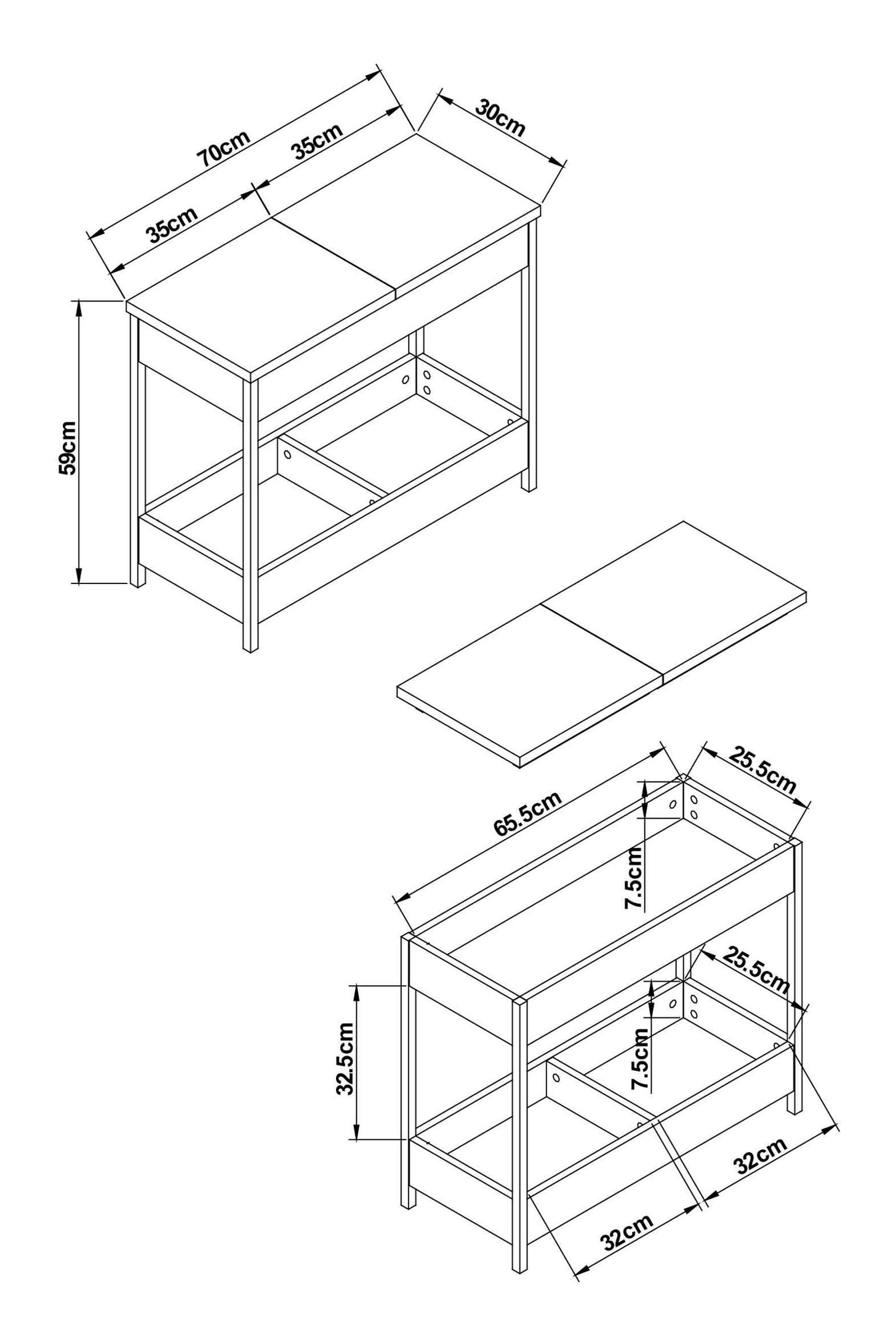 Next sofa sale side table